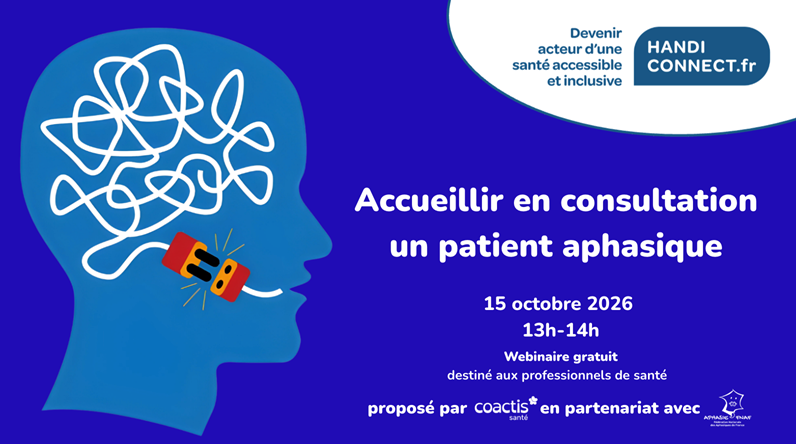 Webinaire gratuit : Accueillir en consultation un patient aphasique